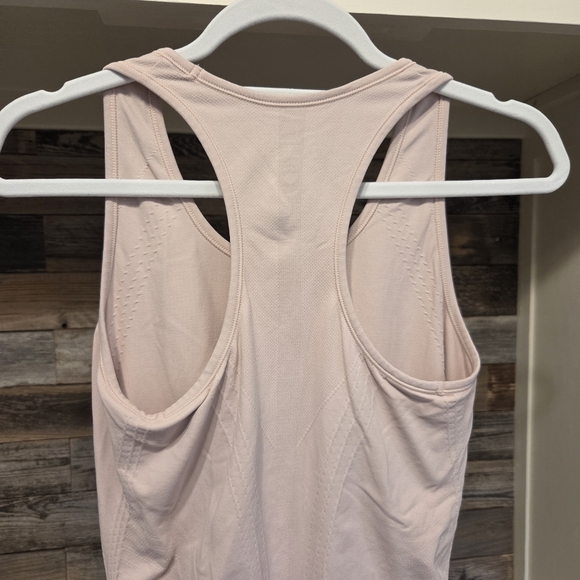 Athleta Speedlight Cinched Racerback Tank- In A Pale Pink - Picture 10 of 11